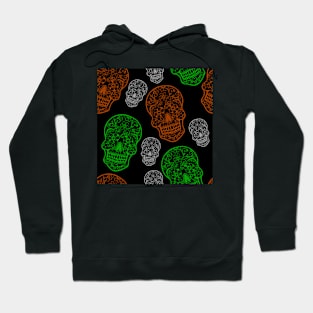 Stitched Sugar Skulls Hoodie